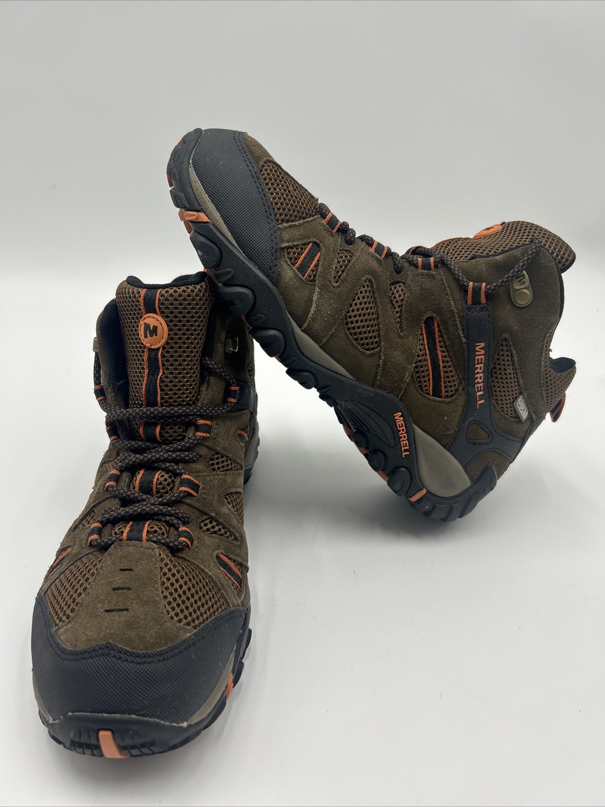 Merrell Deverta Mid Vent Waterproof Hiking Boots J375804C Brown Men\'s Size 11 Merrell Deverta Mid Vent Waterproof J375804C Boots  main image 4