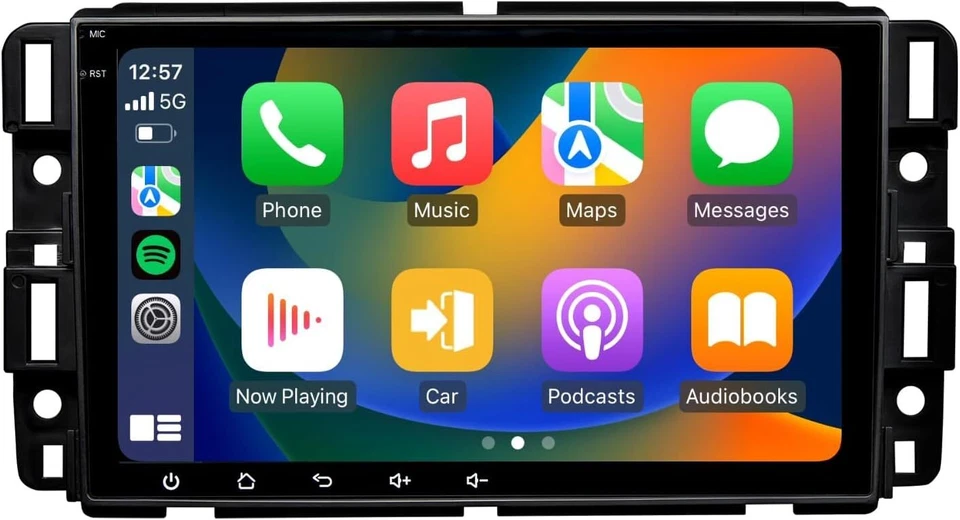 CarPlay Car Radio For GMC Acadia 2008 2009 2010 2011 2012 Navigation GPS Stereo - Image 4 of 4