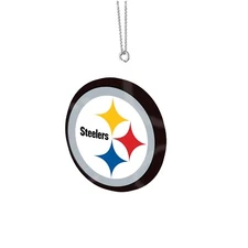 Pittsburgh Steelers Christmas Tree Holiday Ornament New - Team Logo Resin Logo