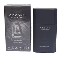 AZZARO POUR HOMME EDITION NOIRE 3.4 oz EDT SPRAY SEALED
