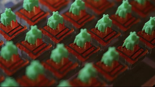 Tangerines Lubed and Durock Filmed krytox C3 Equalz Switches 62g x90 - Picture 2 of 4