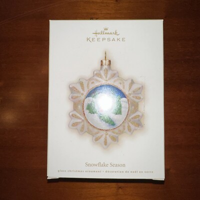 2009 Hallmark Keepsake Ornament Snowflake Season New