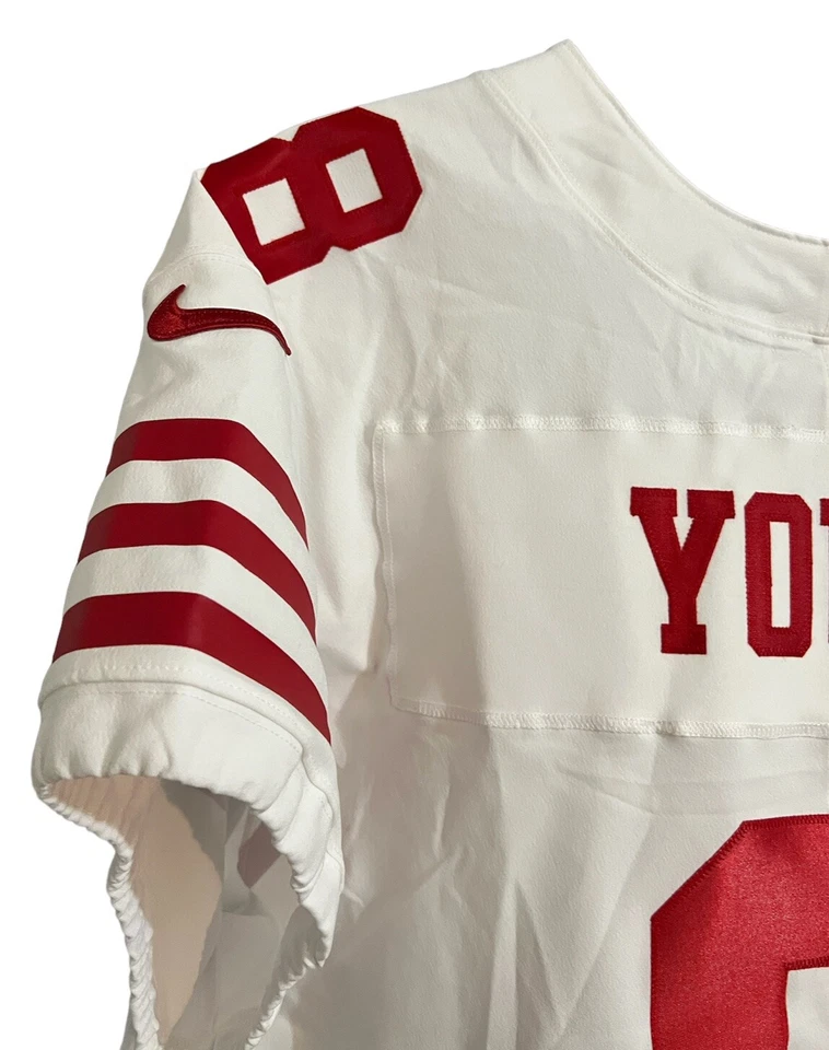 Camiseta deportiva auténtica Steve Young 49ers Nike Vapor Elite talla 52 RARA NUEVA CON ETIQUETAS Foto 3 de 4