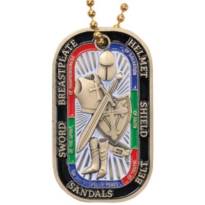 GOD PENDANT DOG TAG WITH CHAIN 