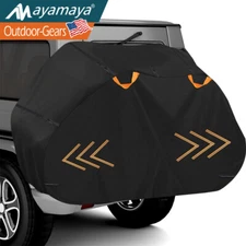 Bike Cover for Transport On Rack Car Hitch Heavy Duty Waterproof Travel Storage
