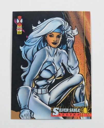 The Amazing Spider-Man 1994 Fleer Marvel Silver Sable #79 - Picture 1 of 2