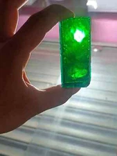 Lab-Grown Green Emerald 540 Ct Colombian Synthetic Gemstone Faceting  Raw Rough