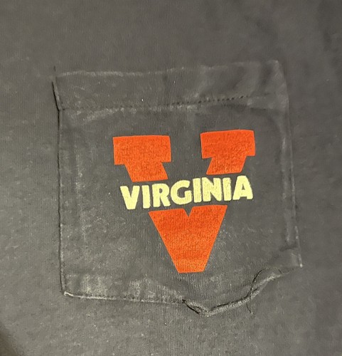 VINTAGE University Of Virginia Cavaliers Shirt Men’s Large Single Stitch 80s - Picture 2 of 13