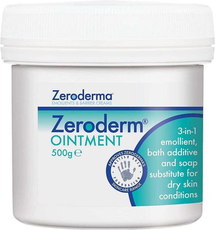 Zeroderm 3in1 Rich Emollient Ointment and Bath Additive Large 500g Tub - Image 5