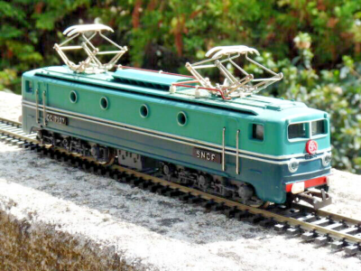 Locomotive Jouef CC 7107 Vert Foncé - Modèle Réduit De Train - Testée