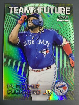 2022 Stadium Club Chrome Team of Future Green #TOF-3 Vladimir Guerrero Jr. 42/99