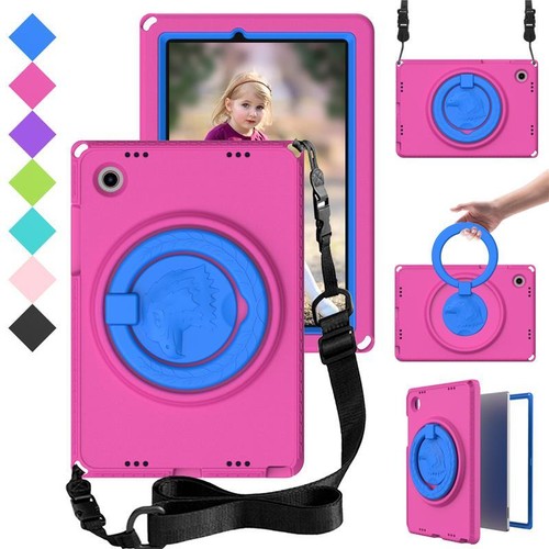 For Samsung Tab A8 10.5 A7 Lite 8.7 Case 360° Rotatable Stand Strap Tablet Cover - Picture 20 of 26