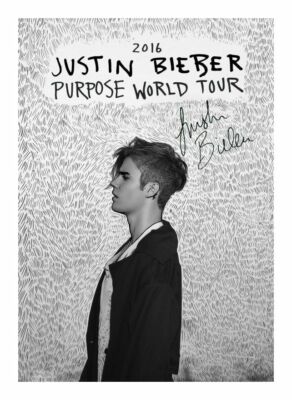 JUSTIN BIEBER AUTOGRAPH SIGNED PP PHOTO POSTER | eBay UK