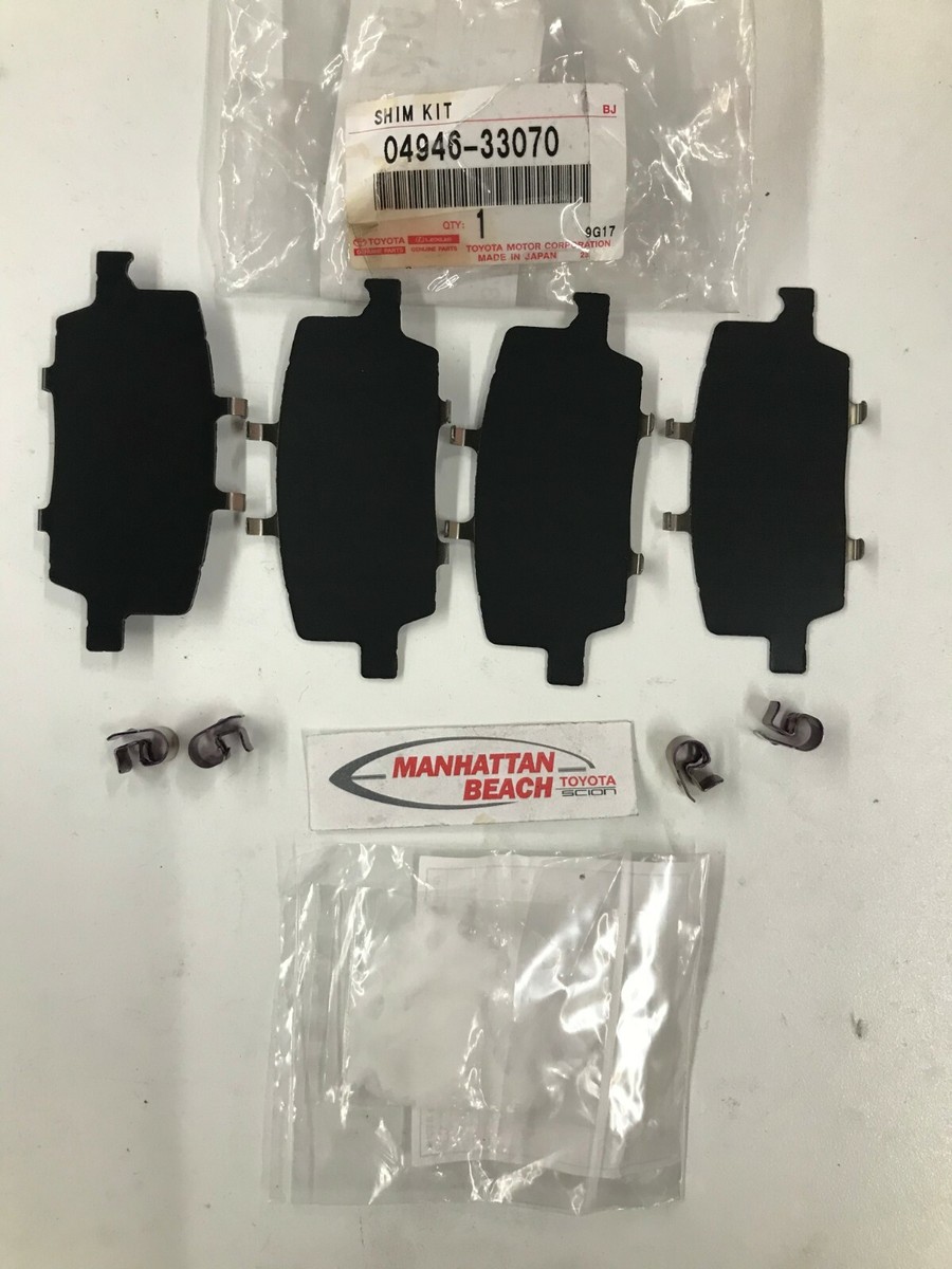 16-18 RAV4 Genuine Toyota REAR Disc Brake Shim Kit 04946-33070 | eBay