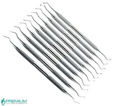 10 Pcs Professional Dental Restorative Standard Excavator Premium Instruments