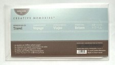 Creative Memories Expressions of Travel 30 Quotes Chiffon Vellum Paper Scrapbook