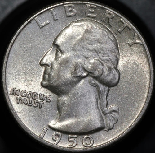 1950 Washington Quarter Ch. BU