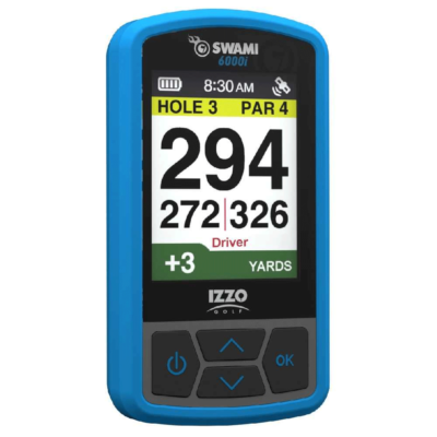 IZZO SWAMI 6000i GOLF GPS +38,000 PRELOADED COURSES BLUE NEW