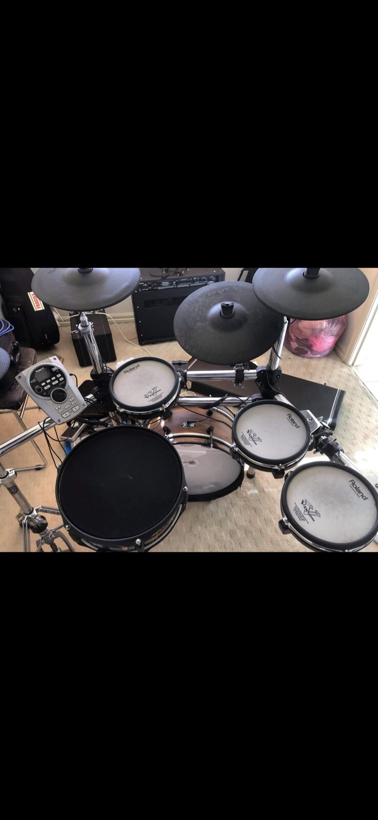 roland electronic drum kit eBay