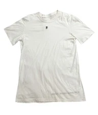 11 By BBS Boris Bidjan Saberi Embroidered Logo White T-Shirt Large