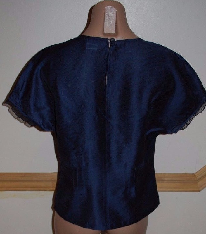 Blouse Sonia Rykiel - Taille 36 - Blanc - Polyester - Occasion Très Bon état