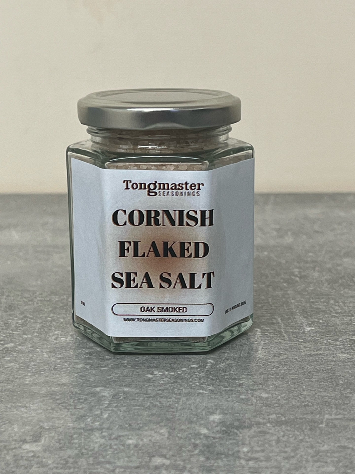 Tongmaster Oak Smoked Cornish Flaked Sea Salt - 215g
