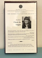 SEALED! Franklin Library Vittorio the Vampire - Anne Rice SIGNED 1st Edition