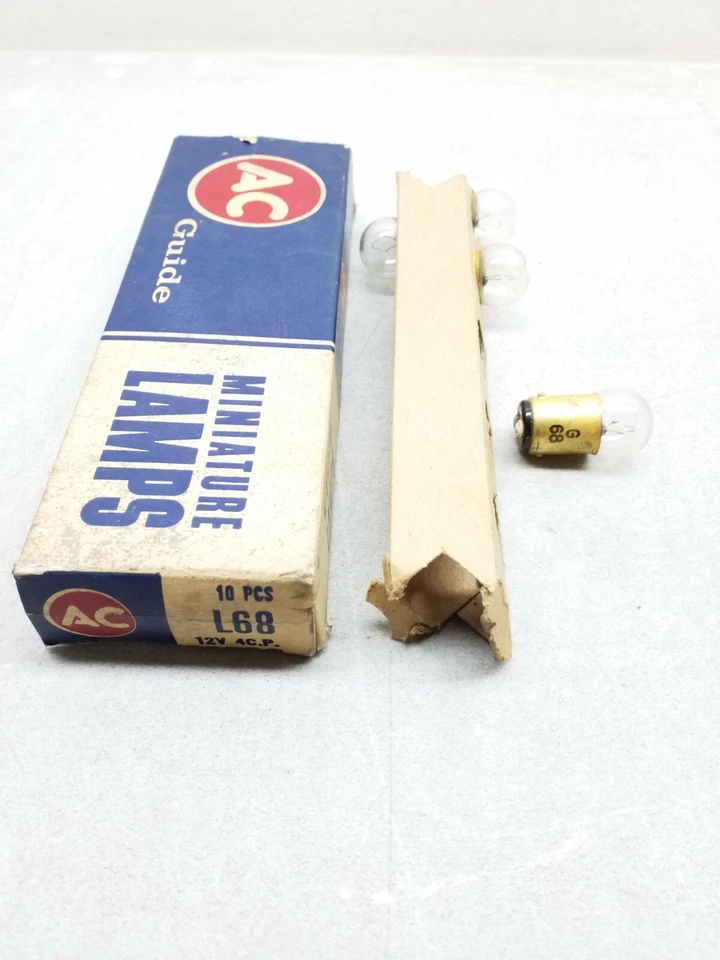 L68 Ac Miniature Lamps 12V 4Pcs Free Shipping Free Returns L68 - Image 3 of 3