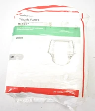 Cardinal Health Youth Pants Unisex Small/Medium Size 38-65 lbs 17 Pack Wings
