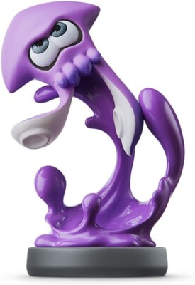 amiibo フィギュア　スプラトゥーン New Nintendo Splatoon Inkling Squid Neon Purple amiibo Figure