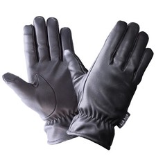 CUT RESISTANT DUTY SEARCH POLICE LEATHER GLOVE WITH HSP LINER -T20