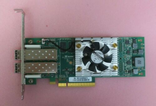 QLogic Dual Port 16Gb/s FC QLE2672-F PCIe Host Bus Adapter HBA + 2x 16Gb SFP's - Picture 3 of 7