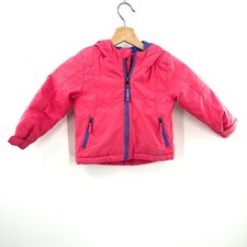 L.L. Bean thinsulate grow cuffs ski jacket winter coat snow gear 12-18 pink girl