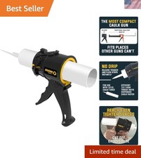 Innovative Gen-3 Lightweight Caulk Gun - Perfect for 10 oz Tubes with No Mess