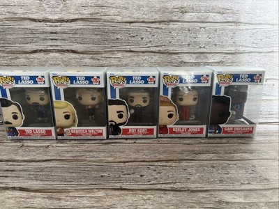 FULL SET OF 5 TED LASSO FUNKO POP TV VINYL FIGURE CHRISTMAS MAN CAVE GIFT