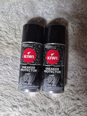 (qty 2) KIWI Sneaker Protector STEP 02 4.25 oz Spray   Water Snow Dirt Protect 