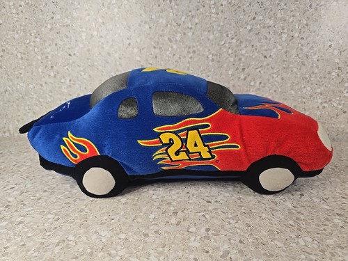 Jeff Gordon 24 Peluche NASCAR Stock Car 18" Almohada Du Pont Chevy RARO BONITO - Imagen 3 de 7
