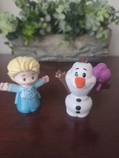 Fisher Price Little People Elsa + Olaf Birthday Party Figures