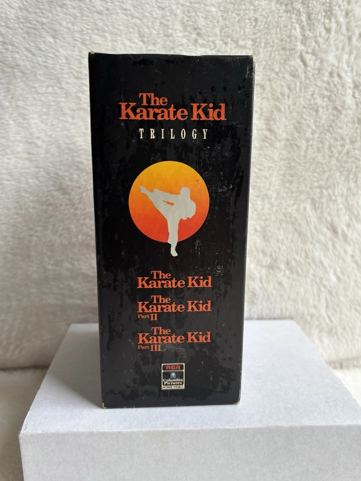 The Karate Kid Trilogy VHS Box Set Collectors Edition RARE FIND! All Working - Image 4 of 4