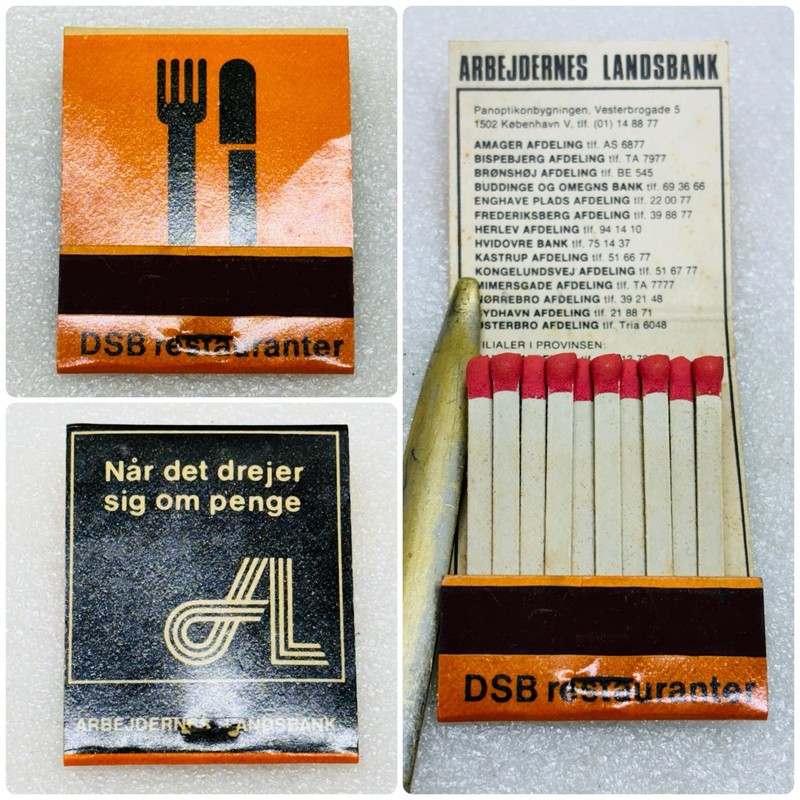 VTG‼ Arbejdernes Landsbank AL Sydbank Denmark Bank Matchbook • FULL & UNSTRUCK‼