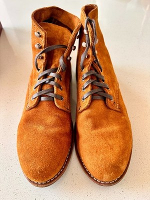 Wolverine 1000 Mile Boots - Tan Suede - Men s Size 10.5 - Excellent Condition