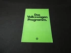 1977 VW Beetle Polo Golf Passat Volkswagen Programme Brochure...