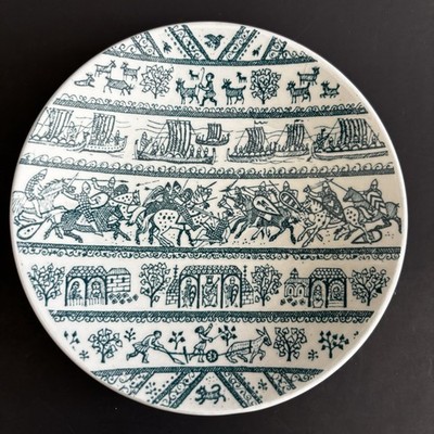 Nymolle Art Faience Small Plate Paul Hoyrup Signed Limited Edition Denmark