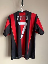 AC Milan Home Football Shirt Soccer Retro Jersey Size S PATO #7
