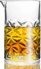 Cocktail Mixing Glass, 24 FL OZ Crystal Stirring 24 OZ, Transparent 