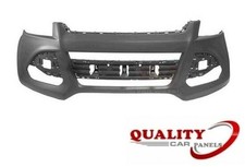 Front Bumper Primed Fits Ford Kuga 2013-2016 No PDC Or Washer Holes High Quality