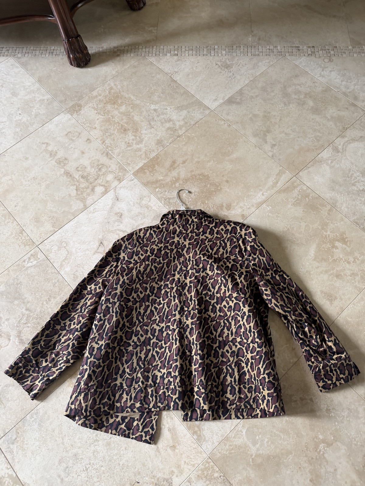 Patrick Christopher Open Leaopred Print Jacket Si… - image 3