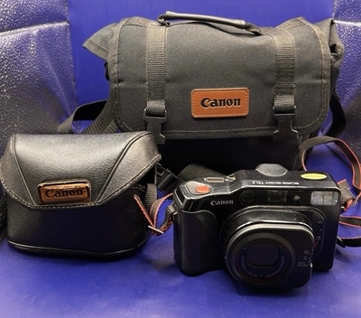 #ad Canon Sure Shot Tele 35mm Point amp; Shoot Camera with Case amp; Bag $84.97