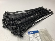 Grote 83-6052 Button Head Nylon Zip Cable Ties, Black, 15", 130 Lb 50 Pack 