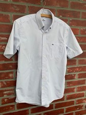 Lacoste Men's Short Sleeve Oxford Shirt Regular Fit Size M 39